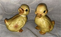 (2) 1970's Lefton China Duckling Figurines