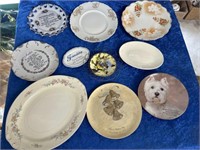 Misc plates & Homer Laughlin plate