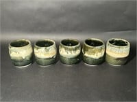 Unique Pottery Mug Set