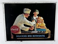 Reproduction Coca Cola Tin Sign