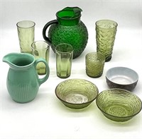 VTG PITCHERS & GLASSWARE