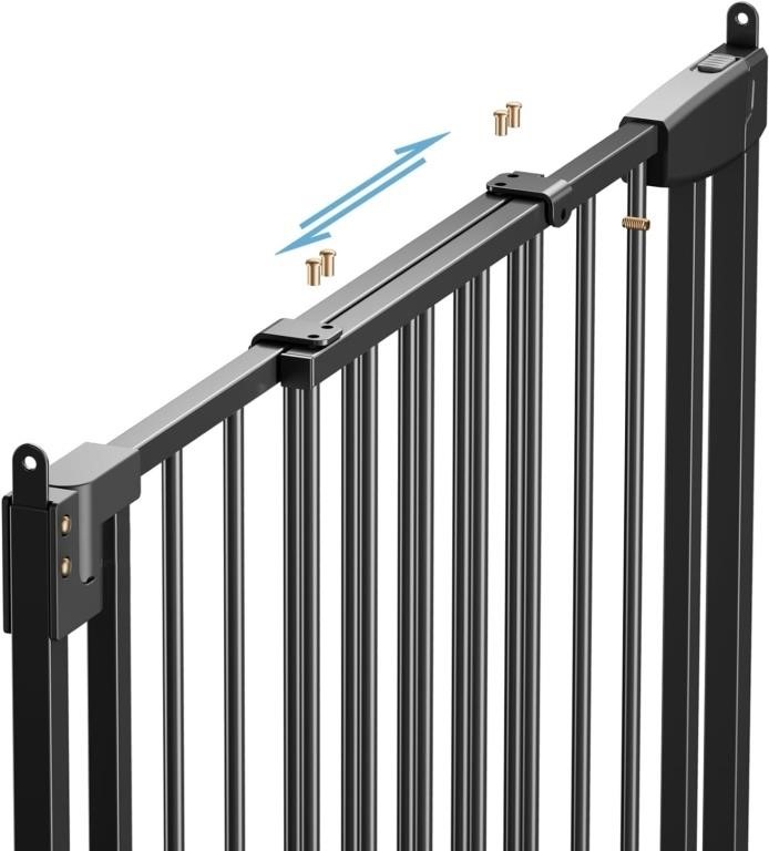 25.3-36.4" Retractable Baby Gate - BLACK