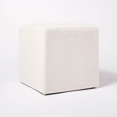 Lynwood Upholstered Cube Ottoman by Threshold