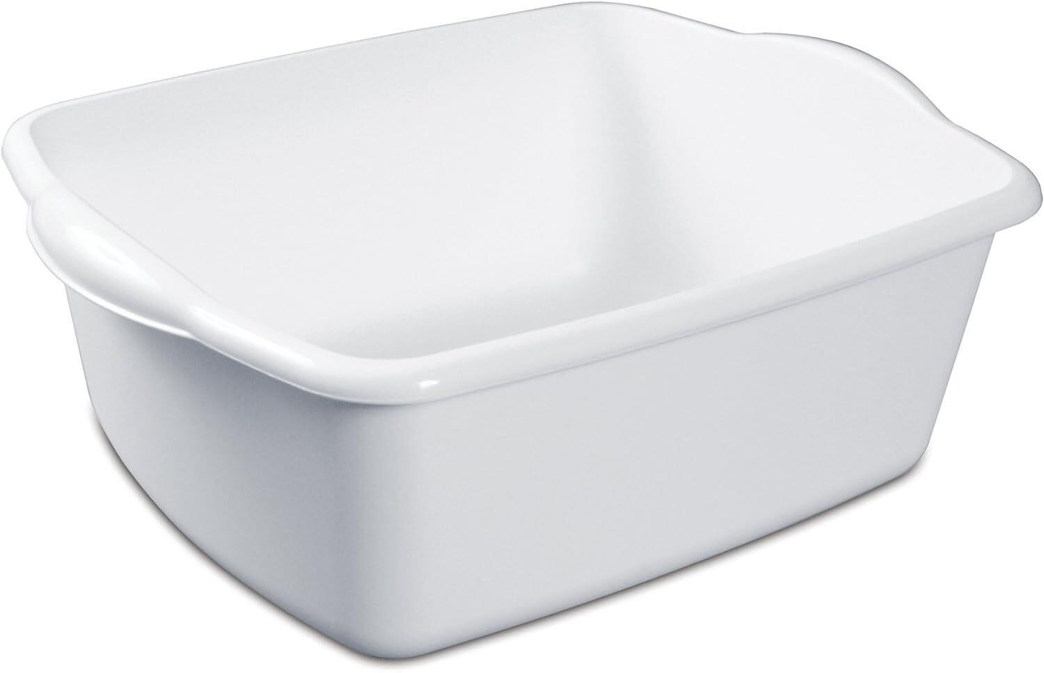 Sterilite White 12Qt Dishpan