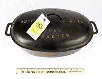 Griswold #5 Cast Iron Dutch Oven Oval Roaster &