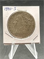 90% Silver 1890-S Morgan Dollar
