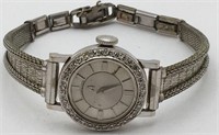 18k Gold & Diamond Longines Ladies Wrist Watch