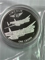 2016 English Crown 75th Ann WWII Bomber Lincoln
