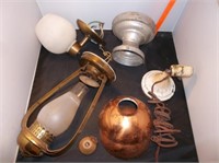 Assorted Vintage Electric Light Fixtures