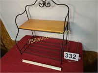 SMALL BAKER'S WROUGHT IRON RACK