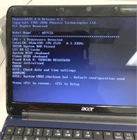 Acer Windows XP Laptop with Cooling Pad