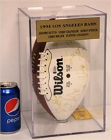 1994 LA Rams Signed Football w Beckett COA