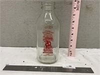 Straus Family Creamery Glass Milk Bottle