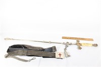 1920s Masonic KnightsTemplar ceremonial sword