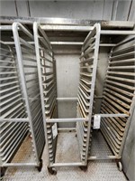 Metal pan rack