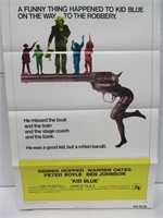 Kid Blue 1973 Tri-Fold Movie Poster/Dennis Hopper