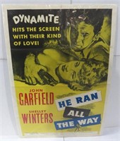 He Ran All The Way 1951 Shelley Winters 1sh Poster