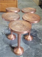 Deco 69 Hammer Texured Bar Stools