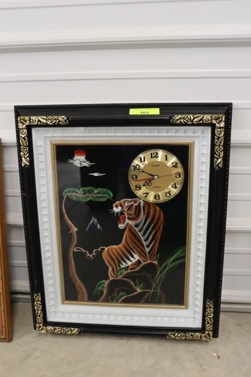 Oriental Tiger Clock