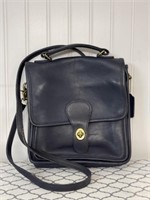 COACH Blue leather pocketbook purse