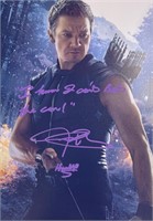 Autograph COA Hawkeye Photo