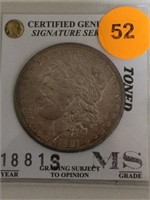 SIGNATURE SERIES 1881-S MORGAN DOLLAR