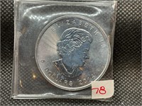 2014 ELIZABETH II CANADA SILVER LEAF