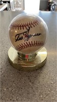Ted Higuera All Star Pitcher Autographed Baseball