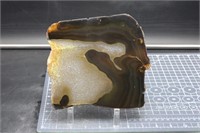 2lb 10oz Polished Brazilian Agate Endcut