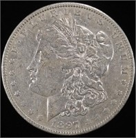 1897-O MORGAN DOLLAR XF/AU