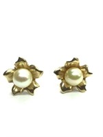 14K gold earrings