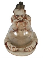 Okun Monkey Fishbowl Statue