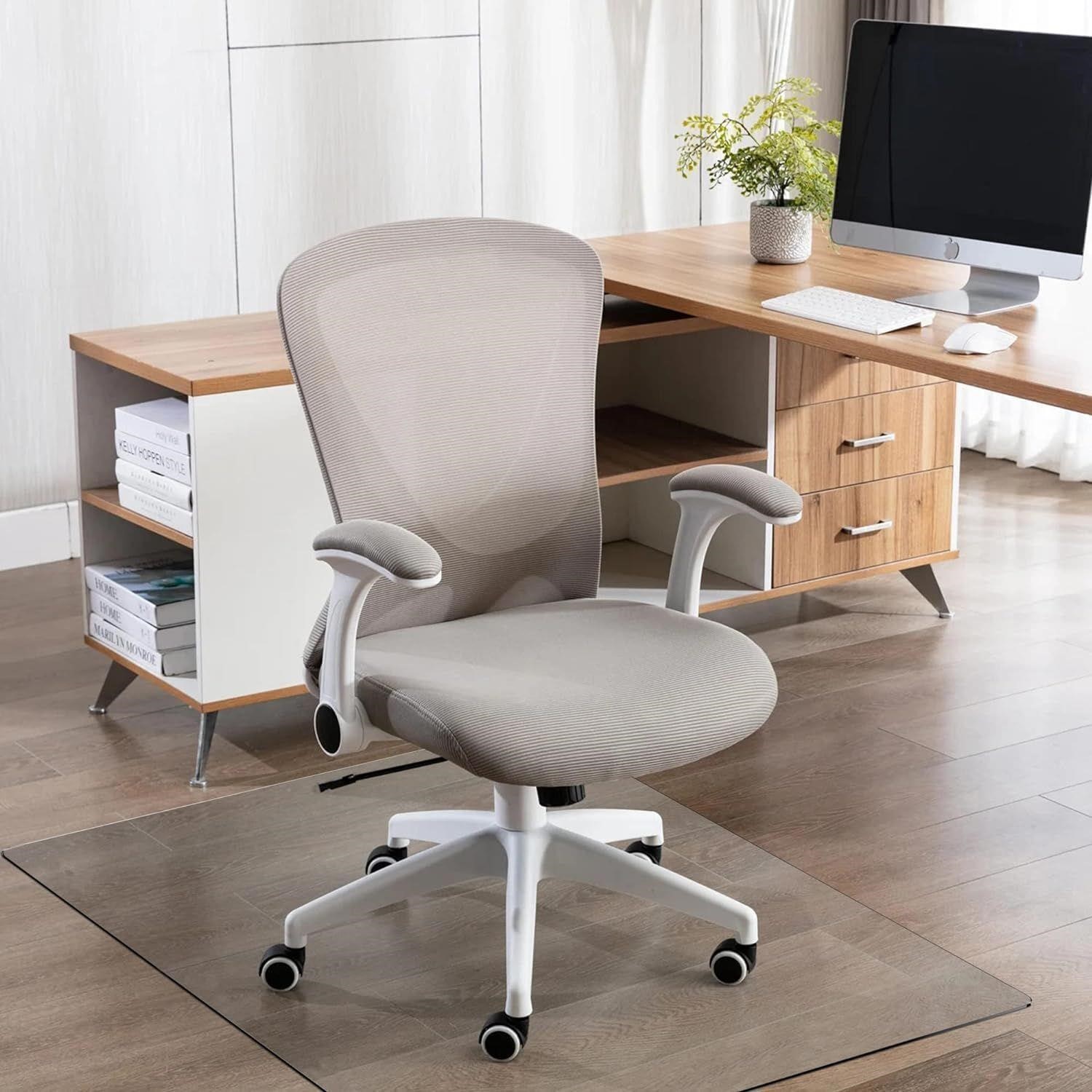 KIAYACI Glass Chair Mat for Carpet
