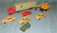 7 Vintage Dinky Toy Vehicles