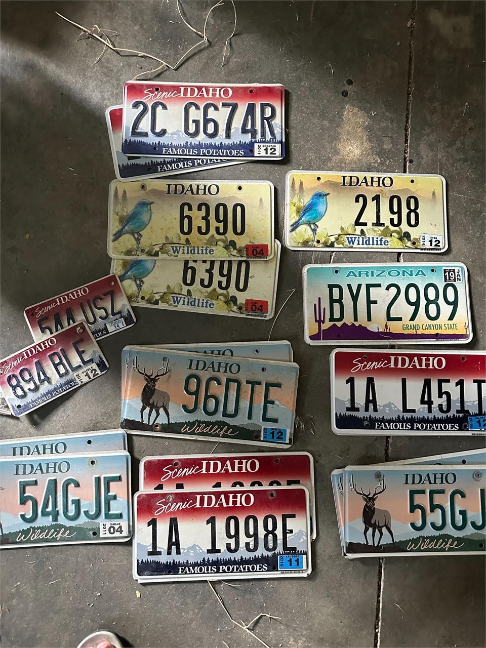 ID License Plates for Crafts or Collecting