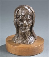 Frank O. Lyon (United States, b.1924) Bronze Bust.
