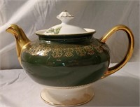 Vintage Green Homer Laughlin Teapot