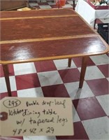 Double drop leaf kitchen dining table 48x42 USA
