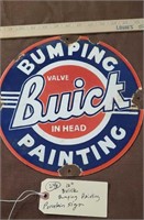 12" BUICK Bumping Painting porcelain sign
