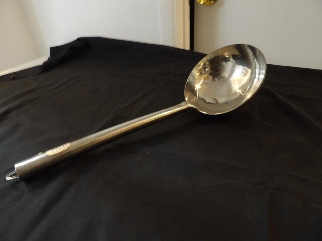 BID X 2: New 14" S/S 32oz BIG LADLE CLOSED END