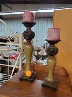PAIR OF CANDLE STICK HOLDERS