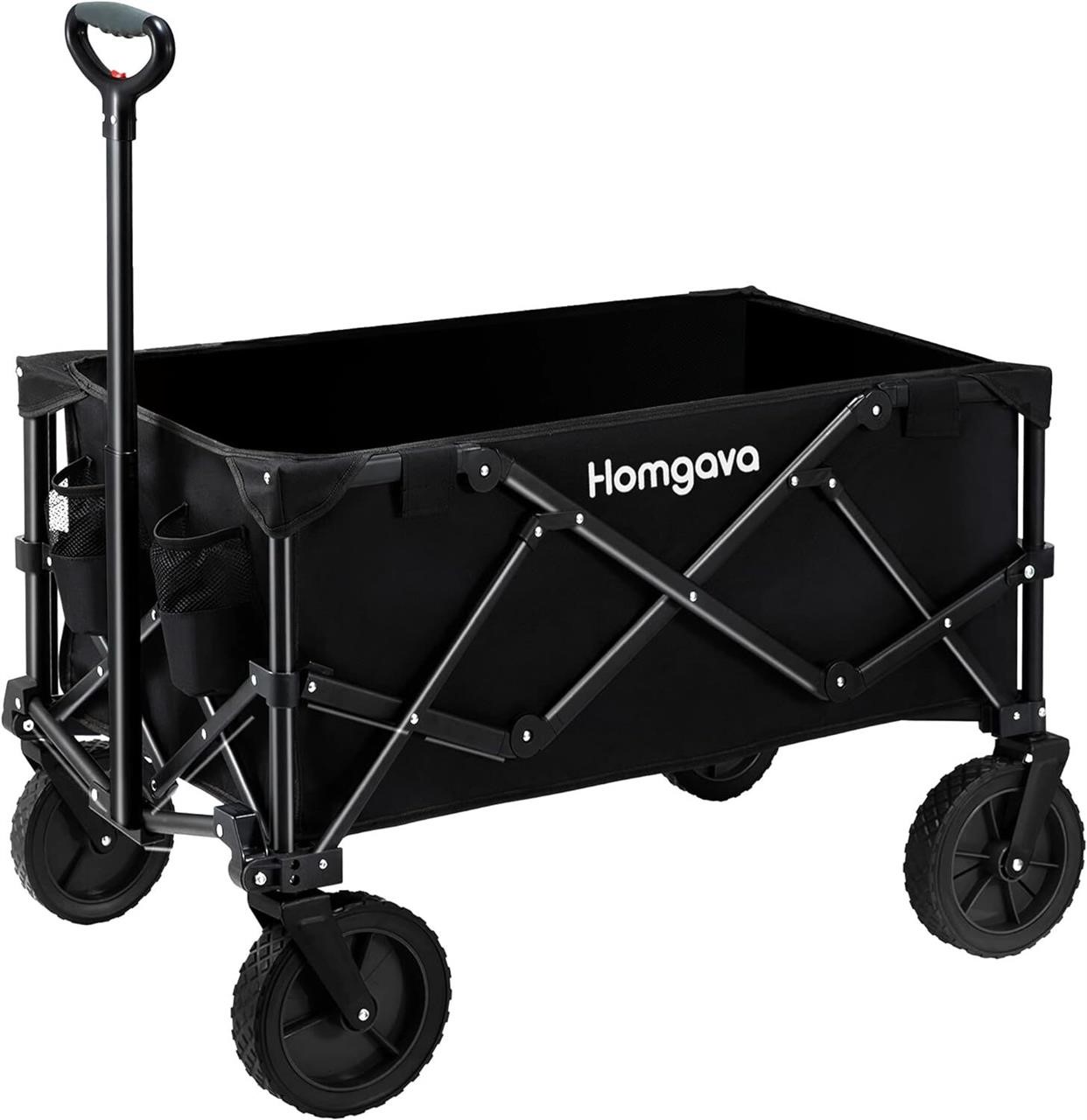 Homgava Collapsible Folding Wagon Cart Outdoor Bea