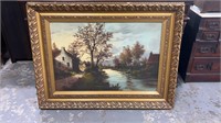 Artist Signed Oil on Board