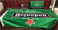 Heineken Memorabilia: Bar Top Sign, 3 Glasses- 2