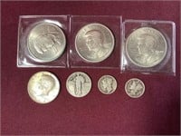 Mixed Silver Coin Lot, U.S. And Foreign