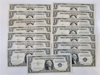 15 - $1 Silver Certificates