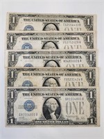 5 - 1928 $1 Silver Certificate Funny Backs