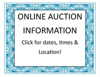 Auction Info, Times, Location, Preivew, Etc