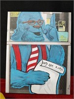 Mayor Little Bigfoot Canvas Print - Hand Painted