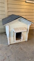 Well constructed vintage doghouse or cat house